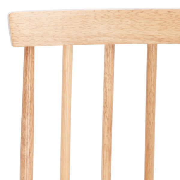 Safavieh May Counter Stool - Stylish Spindle-Back Design For Modern Kitchens And Dining Areas, Durable Comfort Natural BST1405D