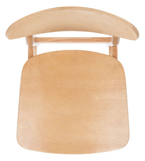 Safavieh THAXTON Bar Stool - Mid-Century Modern Elegance for Kitchen or Home Bar, Set of Two Stylish Seats Natural BST1500A-SET2