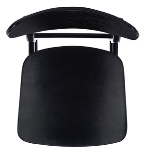 Safavieh THAXTON Bar Stool - Mid-Century Modern Elegance for Kitchen or Home Bar, Set of Two Stylish Seats Black BST1500B-SET2