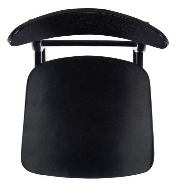 Safavieh THAXTON Bar Stool - Mid-Century Modern Elegance for Kitchen or Home Bar, Set of Two Stylish Seats Black BST1500B-SET2