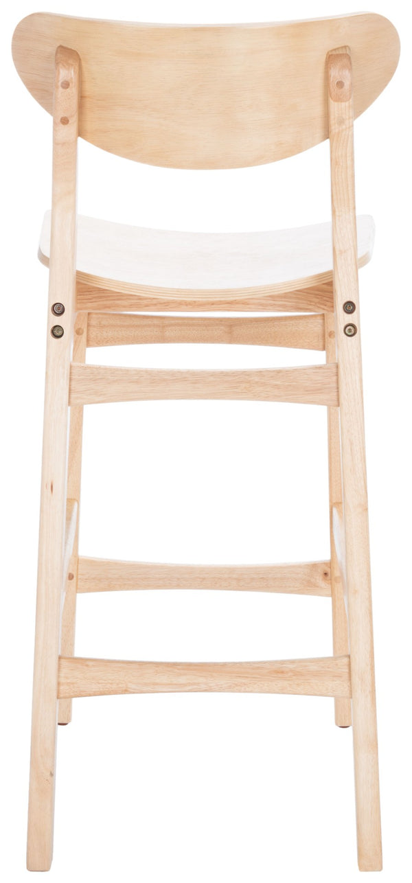 Safavieh Thaxton Counter Stool - Mid-Century Modern Design With Scandinavian Elegance For Your Home Bar Natural BST1501A