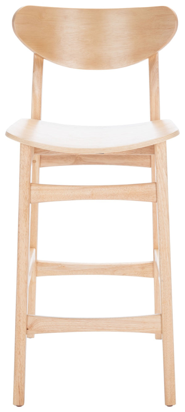 Safavieh Thaxton Counter Stool - Mid-Century Modern Design With Scandinavian Elegance For Your Home Bar Natural BST1501A