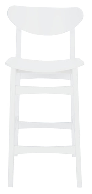Safavieh Thaxton Counter Stool - Mid-Century Modern Design With Scandinavian Elegance For Your Home Bar White BST1501C