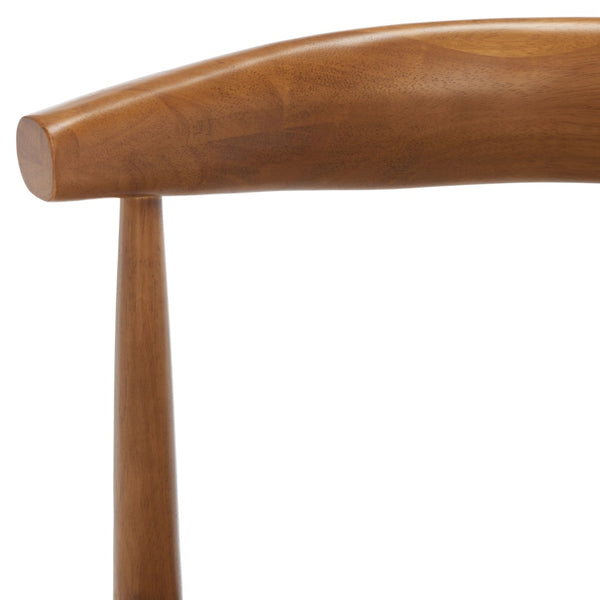 Safavieh Lionel Mid-Century Modern Counter Stool With Bentwood Back And Cream Padded Seat For Comfort Walnut / Dark Grey BST1502C