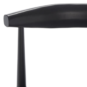 Safavieh Lionel Retro Bar Stool - Stylish Mid-Century Design With Comfort, Perfect For Home Bars And Kitchens Black BST1503B