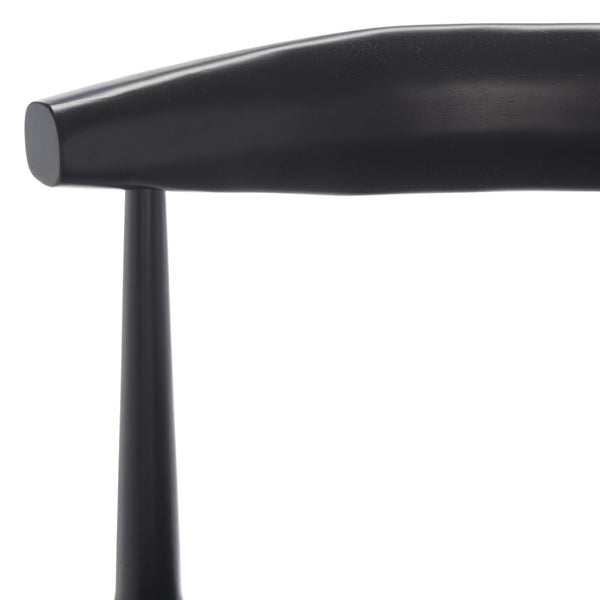Safavieh Lionel Retro Bar Stool - Stylish Mid-Century Design With Comfort, Perfect For Home Bars And Kitchens Black BST1503B