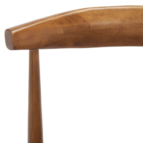 Safavieh Lionel Retro Bar Stool - Stylish Mid-Century Design With Comfort, Perfect For Home Bars And Kitchens Walnut / Dark Grey BST1503C