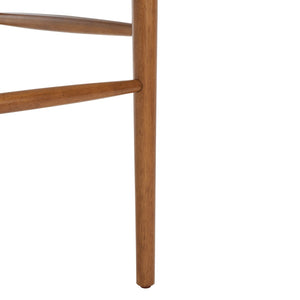Safavieh Lionel Retro Bar Stool - Stylish Mid-Century Design With Comfort, Perfect For Home Bars And Kitchens Walnut / Dark Grey BST1503C