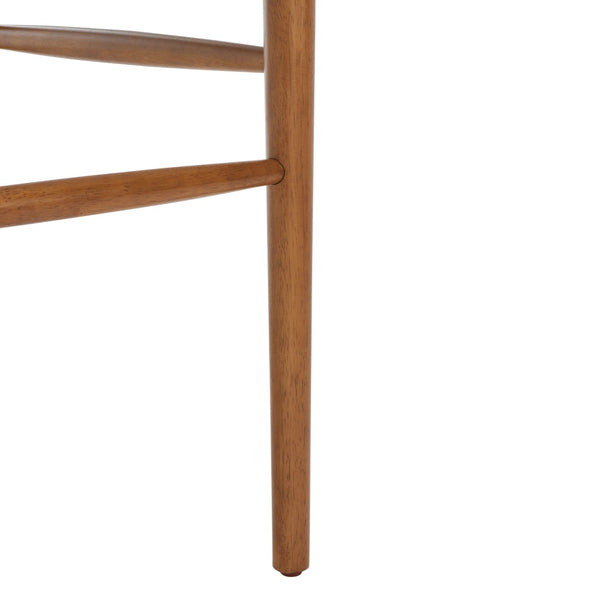 Safavieh Lionel Retro Bar Stool - Stylish Mid-Century Design With Comfort, Perfect For Home Bars And Kitchens Walnut / Dark Grey BST1503C