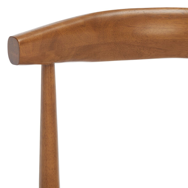 Safavieh Lionel Retro Bar Stool - Stylish Mid-Century Design With Comfort, Perfect For Home Bars And Kitchens Walnut / Cream BST1503D