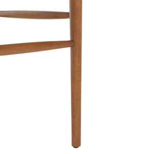 Safavieh Lionel Retro Bar Stool - Stylish Mid-Century Design With Comfort, Perfect For Home Bars And Kitchens Walnut / Cream BST1503D