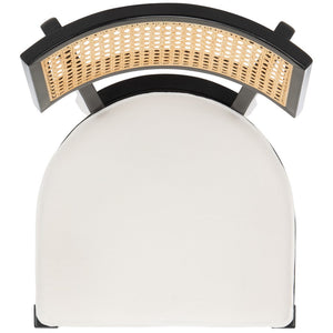 Safavieh Galway Cane Counter Stool Black / Natural BST1504B