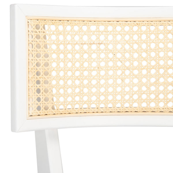 Safavieh Galway Cane Counter Stool White / Natural BST1504C