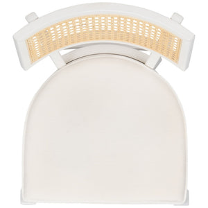 Safavieh Galway Cane Counter Stool White / Natural BST1504C