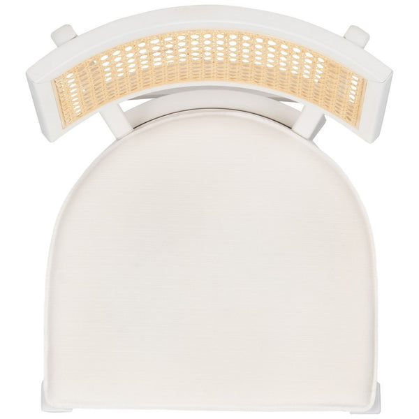 Safavieh Galway Cane Counter Stool White / Natural BST1504C