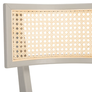 Safavieh Galway Cane Counter Stool Grey / Natural BST1504D