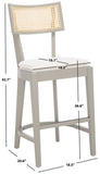 Safavieh Galway Cane Counter Stool Grey / Natural BST1504D