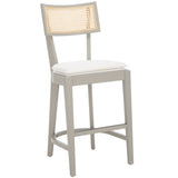 Safavieh Galway Cane Counter Stool Grey / Natural BST1504D