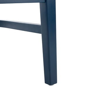 Safavieh Galway Cane Counter Stool Navy / Natural BST1504E