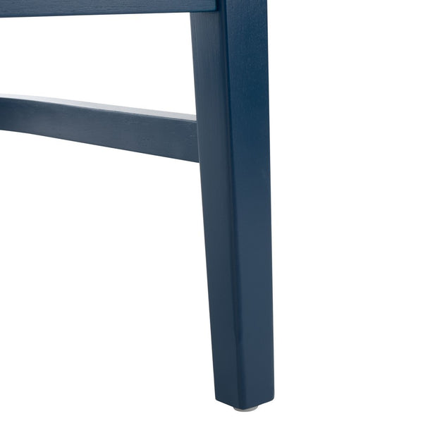 Safavieh Galway Cane Counter Stool Navy / Natural BST1504E