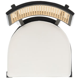 Safavieh Galway Cane Bar Stool Black / Natural BST1505B