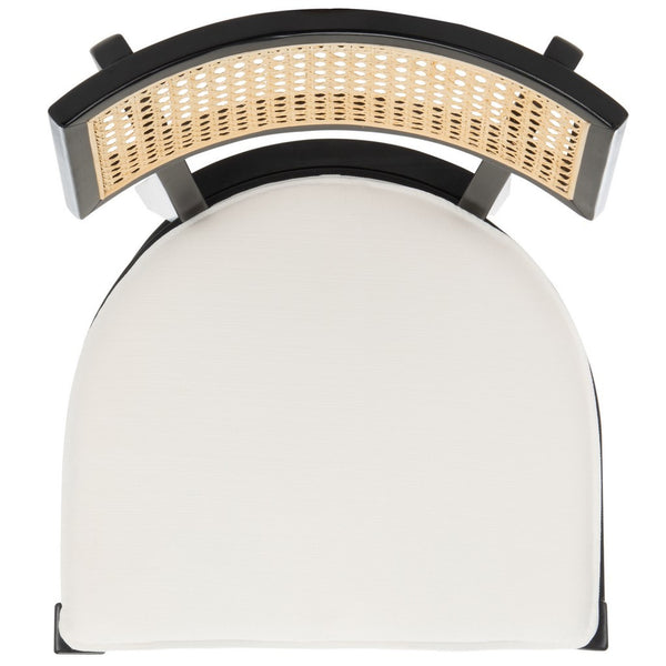 Safavieh Galway Cane Bar Stool Black / Natural BST1505B