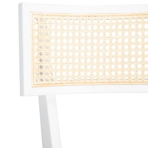 Safavieh Galway Cane Bar Stool White / Natural BST1505C