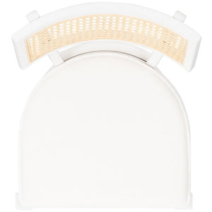 Safavieh Galway Cane Bar Stool White / Natural BST1505C