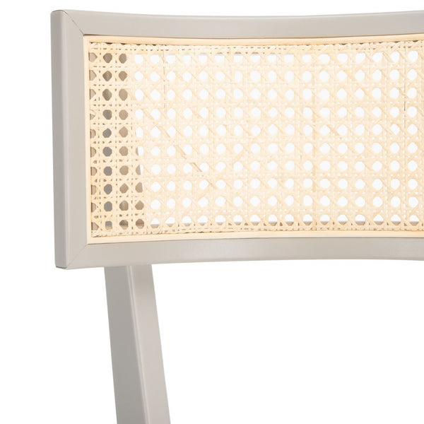 Safavieh Galway Cane Bar Stool Grey / Natural BST1505D