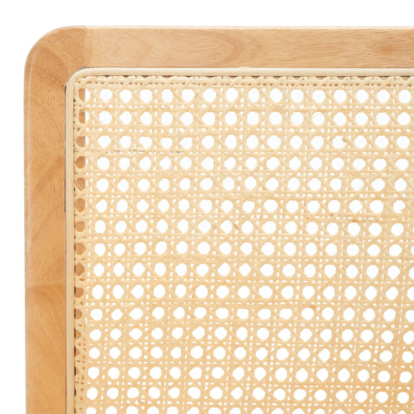 Safavieh BENICIO RATTAN COUNTER STOOL Set of Two for Stylish Coastal Kitchen & Bar Seating Comfort Natural BST1506D-SET2