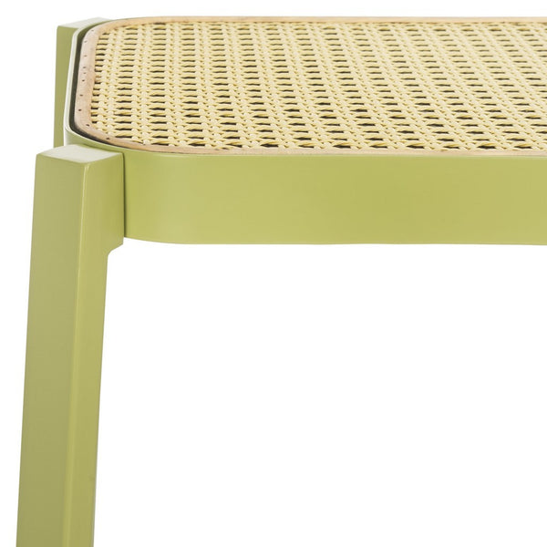 Safavieh Palmyra Counter Stool Green / Natural  Metal BST2500A