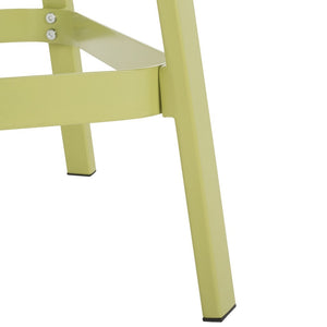 Safavieh Palmyra Counter Stool Green / Natural  Metal BST2500A
