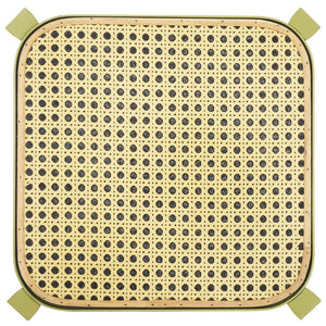 Safavieh Palmyra Counter Stool Green / Natural  Metal BST2500A