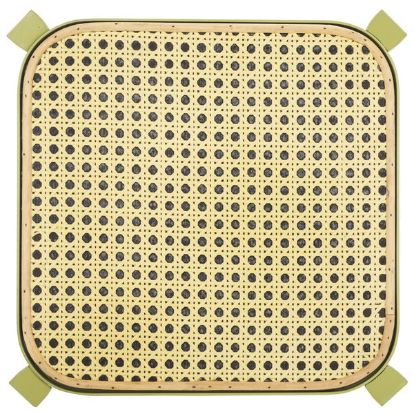 Safavieh Palmyra Counter Stool Green / Natural  Metal BST2500A