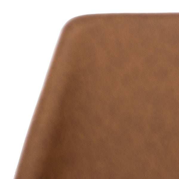 Safavieh Alexis Mid Century Counter Stool - Stylish Retro Design With Comfortable Seating For Modern Spaces Cognac/Black BST3000C