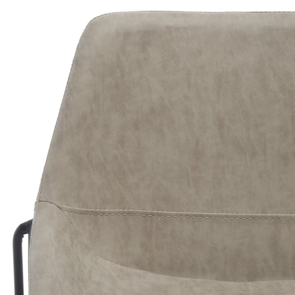 Safavieh Alexis Mid Century Counter Stool - Stylish Retro Design With Comfortable Seating For Modern Spaces Stone / Black Legs BST3000D