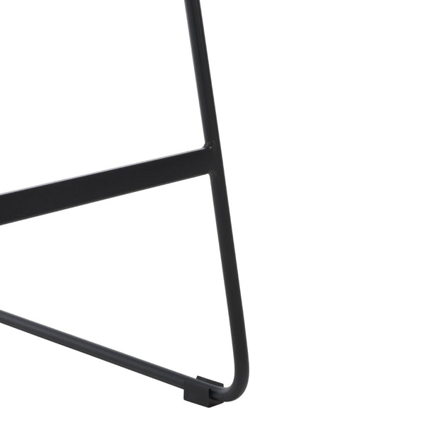 Safavieh Alexis Mid Century Counter Stool - Stylish Retro Design With Comfortable Seating For Modern Spaces Stone / Black Legs BST3000D