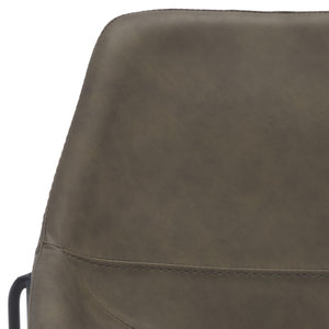 Safavieh Alexis Mid Century Counter Stool - Stylish Retro Design With Comfortable Seating For Modern Spaces Ash / Black Legs BST3000E