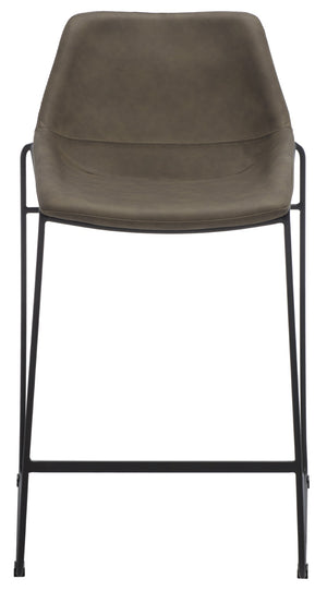 Safavieh Alexis Mid Century Counter Stool - Stylish Retro Design With Comfortable Seating For Modern Spaces Ash / Black Legs BST3000E