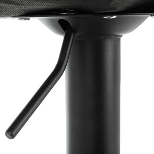 Safavieh Sky Adjustable Swivel Bar Stool – Mid-Century Modern Design, Versatile Height, Cozy Faux Leather Seat Olive Pu/Black BST3003B