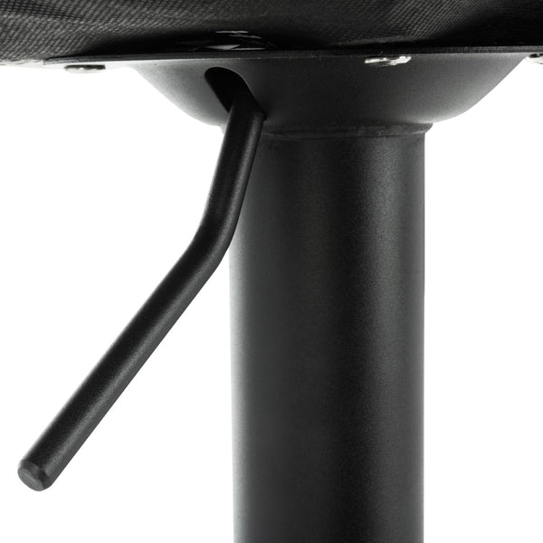 Safavieh Sky Adjustable Swivel Bar Stool – Mid-Century Modern Design, Versatile Height, Cozy Faux Leather Seat Olive Pu/Black BST3003B