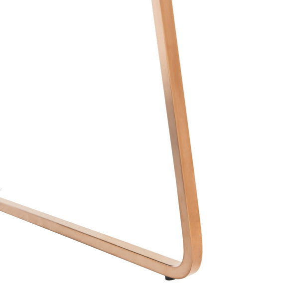 Safavieh Masami Counter Stool - Chic Contemporary Design With Soft Grey Seat And Gold Stainless Steel Frame Grey / Gold BST3006A