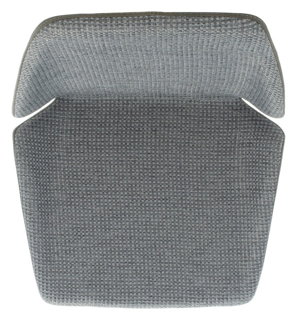 Safavieh Masami Counter Stool - Chic Contemporary Design With Soft Grey Seat And Gold Stainless Steel Frame Grey / Black BST3006D