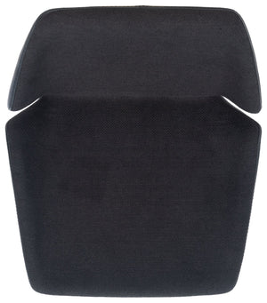Safavieh Masami Counter Stool - Chic Contemporary Design With Soft Grey Seat And Gold Stainless Steel Frame Black / Black BST3006E