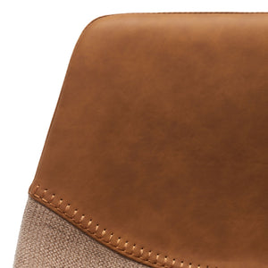 Safavieh Granger Counter Stool - Modern Sculptural Design With Contoured Seat For Ultimate Comfort & Style Cognac / Black BST3013B
