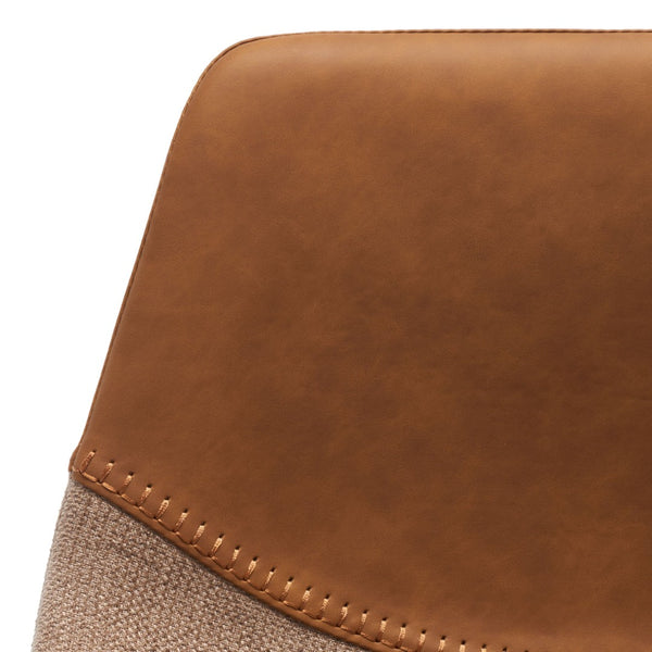 Safavieh Granger Counter Stool - Modern Sculptural Design With Contoured Seat For Ultimate Comfort & Style Cognac / Black BST3013B