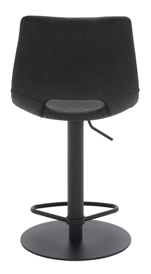 Safavieh Freya Gas Lift Bar Stool - Modern Vegan Leather, Adjustable Height & Chic Design For Any Space BST3014A