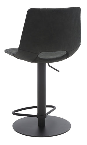 Safavieh Freya Gas Lift Bar Stool - Modern Vegan Leather, Adjustable Height & Chic Design For Any Space BST3014A