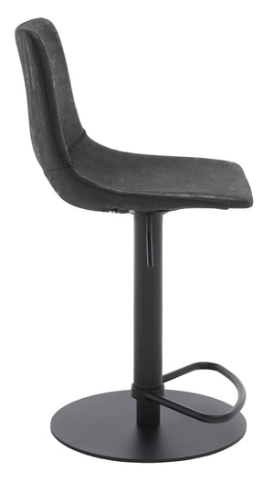 Safavieh Freya Gas Lift Bar Stool - Modern Vegan Leather, Adjustable Height & Chic Design For Any Space BST3014A