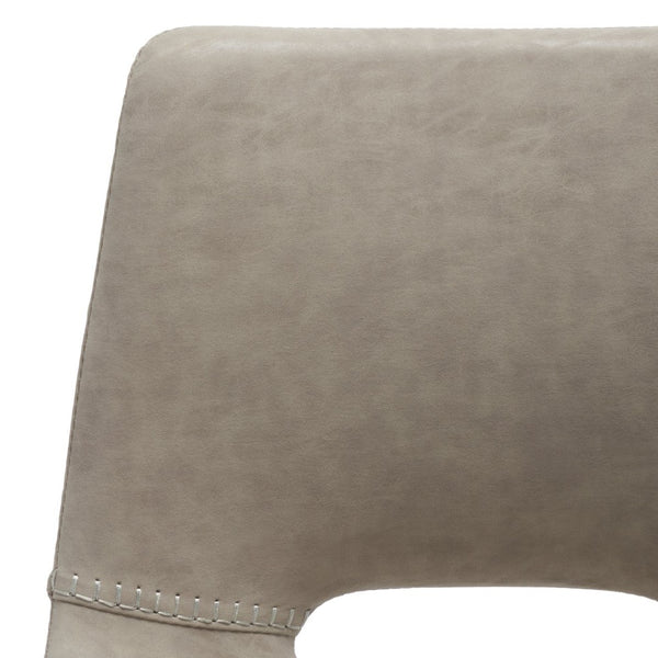 Safavieh Raylee Counter Stool – Contemporary Vegan Leather Design With Angled Legs For Modern Interiors Grey/ Black BST3015A